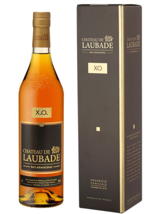 ブランデー CHATEAU DE LAUBADE BAS ARMAGNAC X.O. Chateau de Laubade XO Bas Armagnac with Gift Box (700 ml