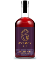 6 O'Clock Damson Gin from England bottle image.
