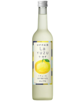 La Yuzu Japanese liqueur bottle image.