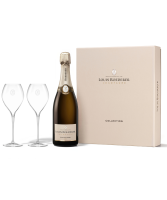 Champagne Louis Roederer Collection 242 Gift Pack with Two Glasses