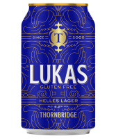 Thornbridge Lukas Helles Lager Gluten Free 4.2% (33cl x 12)