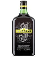 Jungfrau herbal schnapps liqueur bottle image.