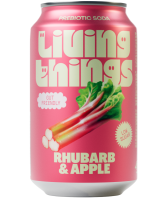 Living Things Rhubarb & Apple Soda (33cl x 12)