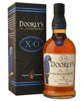Doorly's XO Barbados Rum bottle and gift box image.