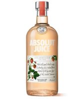 Absolut Juice Strawberry Edition flavoured vodka from Sweden bottle image.