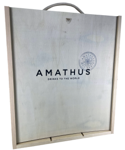 3 Bottle Amathus Wooden Gift Box