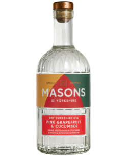 Masons Pink Grapefruit & Cucumber Gin