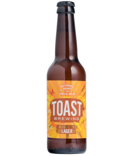 Toast Rise Up Lager NRB 4.6% (33cl x 12)